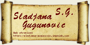 Slađana Gugunović vizit kartica